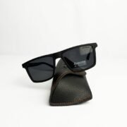 Montblanc Urban Matte Black Square Polarized Sunglasses - Image 2