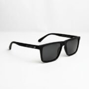 Montblanc Urban Matte Black Square Polarized Sunglasses - Image 3
