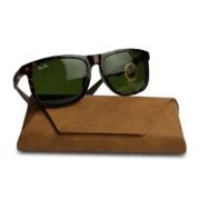 Tortoise Shell Classic Square Sunglasses - Image 4