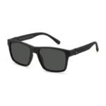 Matte Black Polarized Square Sunglasses