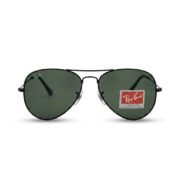 Black Aviator – Green Gradient Diamond Edition